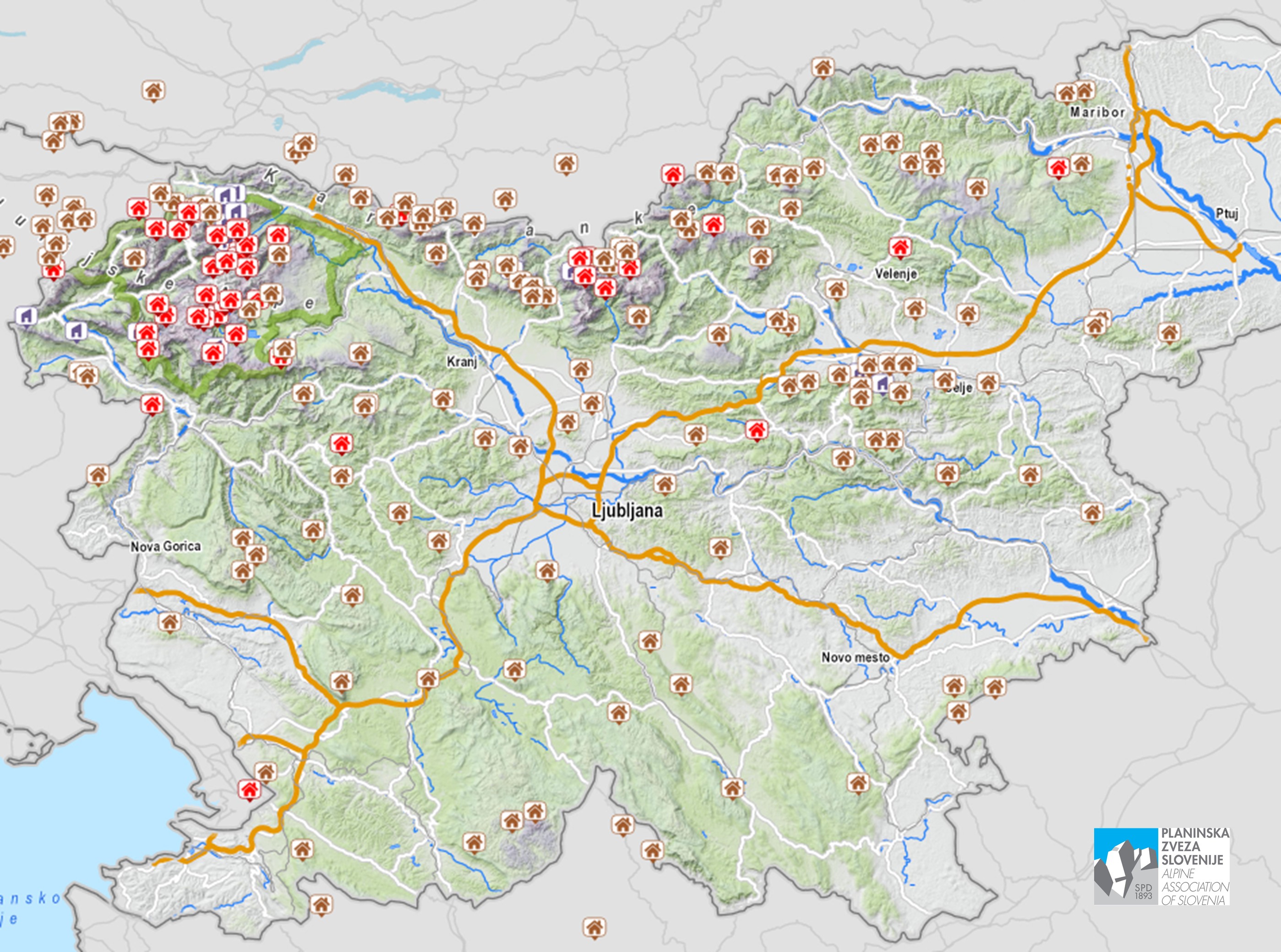 Planinske koce v Sloveniji