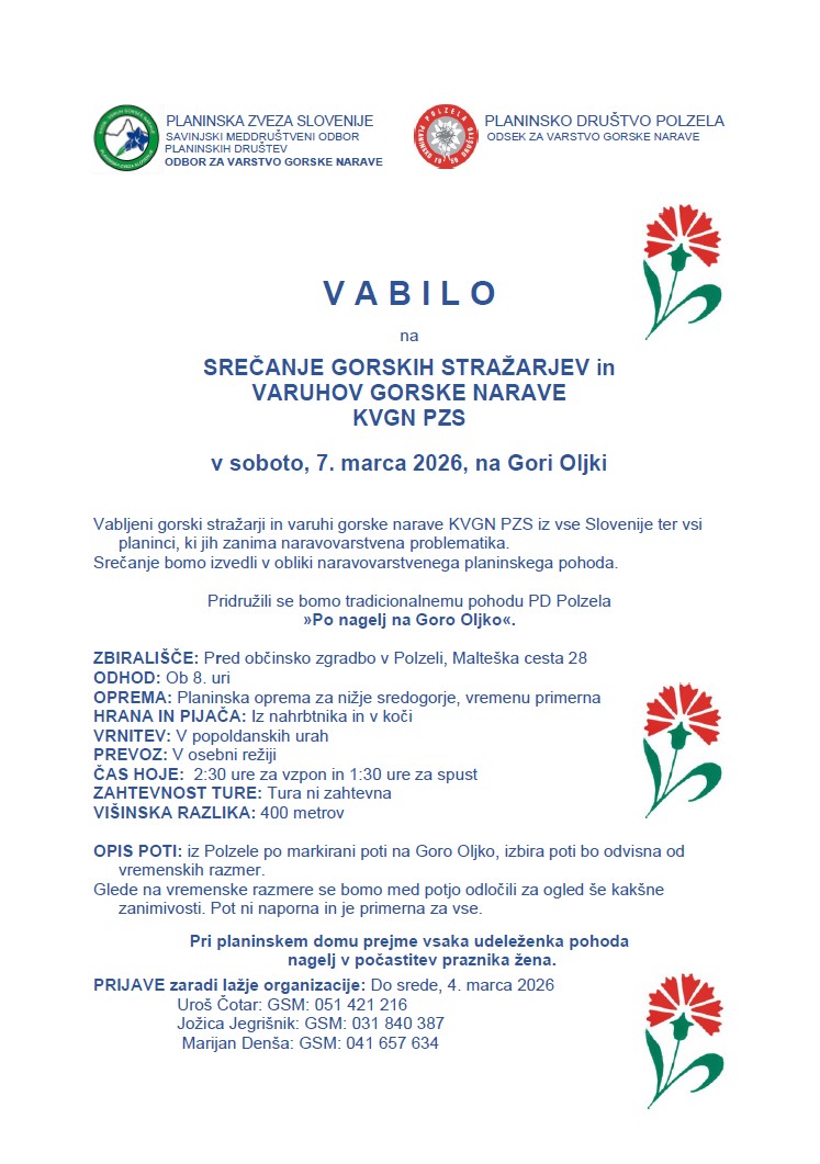 Vab Po nagelj 2026  
