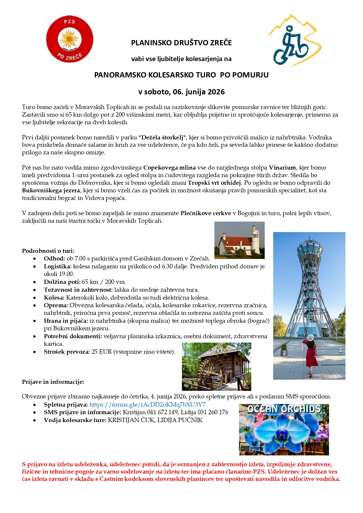 Vabilo - kolesarska tura Pomurje 2026_page-0001