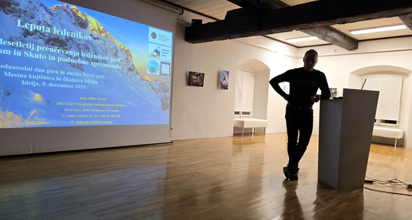 Brati gore v Idriji - z Miho Pavškom o ohranjanju ledenikov