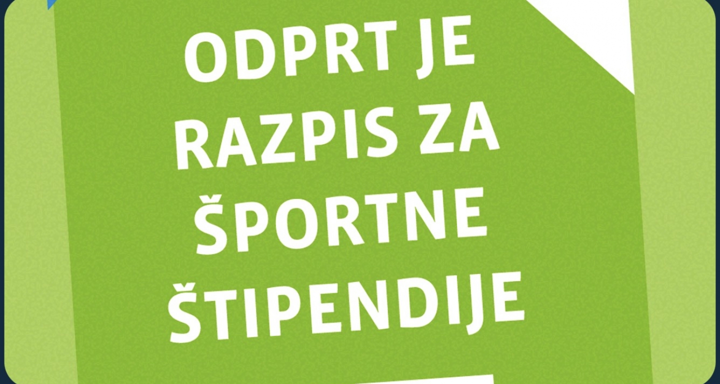 OKS I Objavljen je razpis za športne štipendije za šolsko/študijsko leto 2026/2027