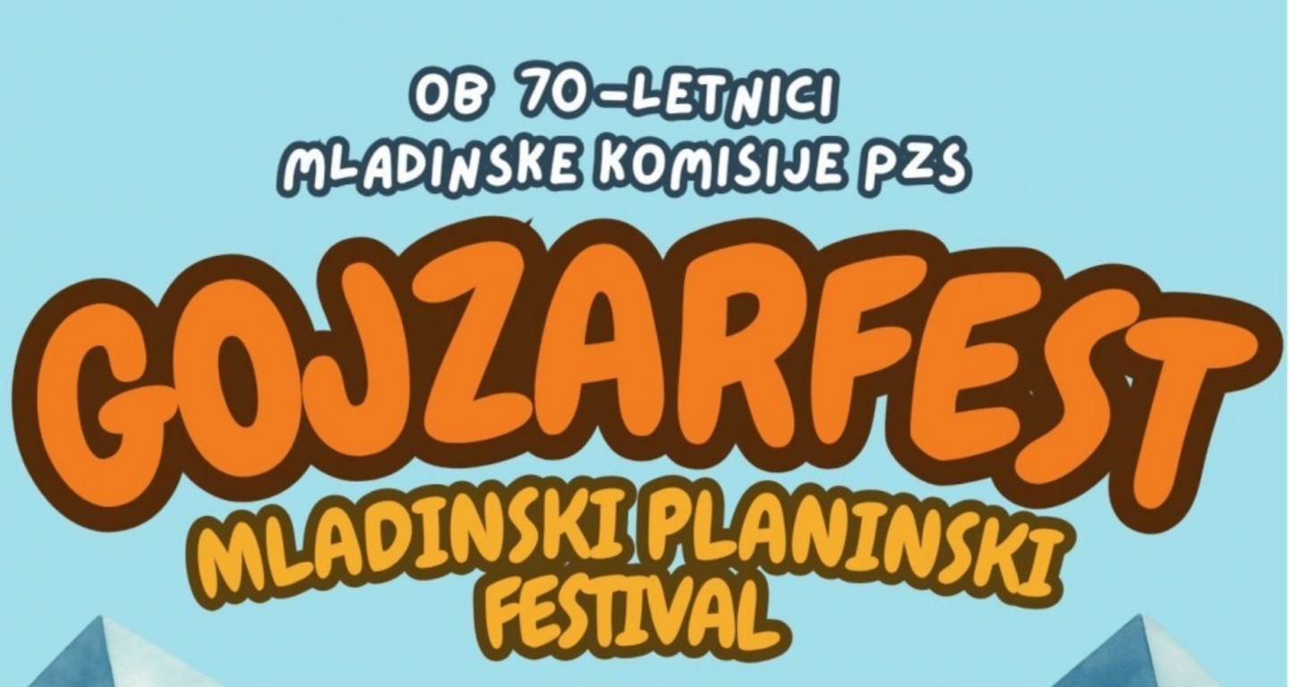 Gojzarfest | mladinski planinski festival 2026
