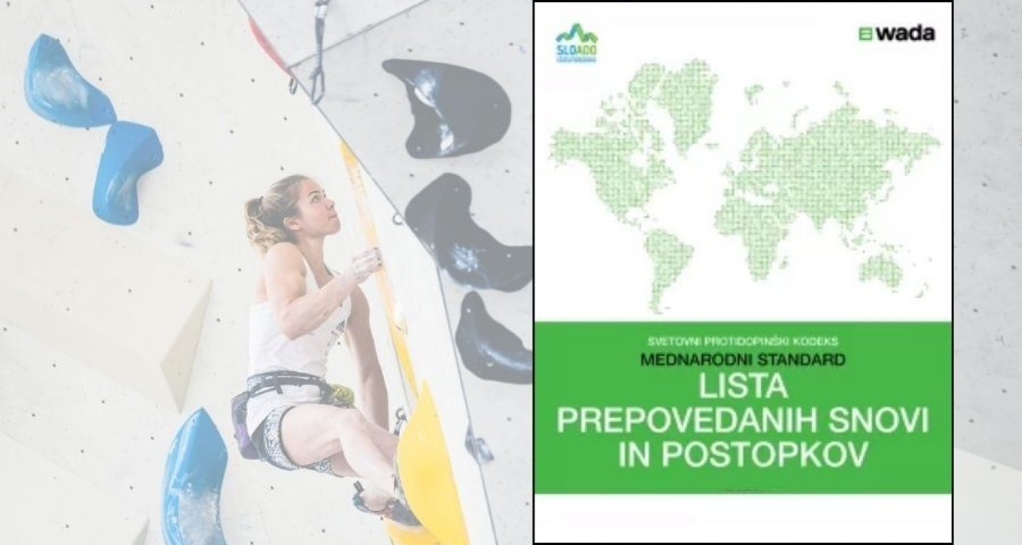 PROTIDOPING | Nova lista prepovedanih snovi in postopkov v letu 2026