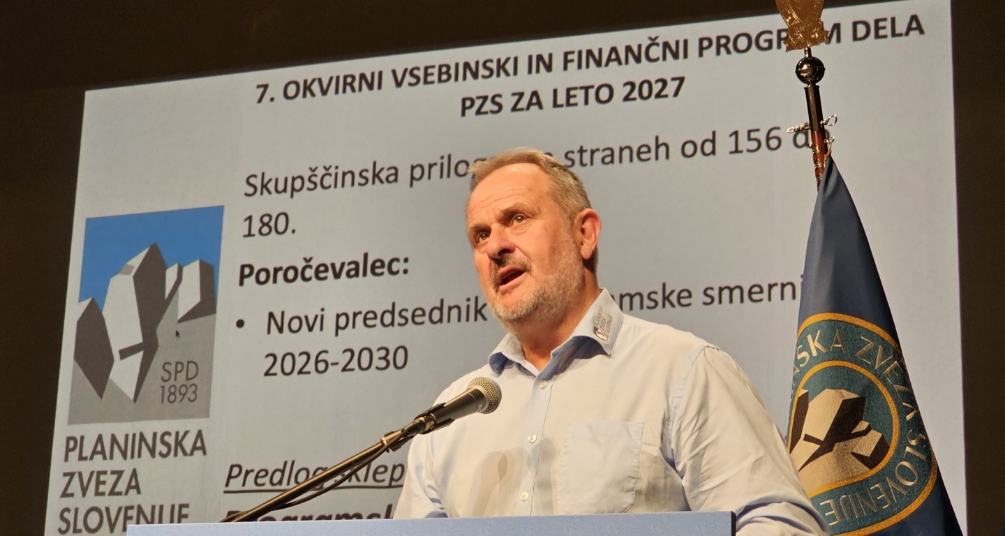 Martin Šolar novi predsednik Planinske zveze Slovenije