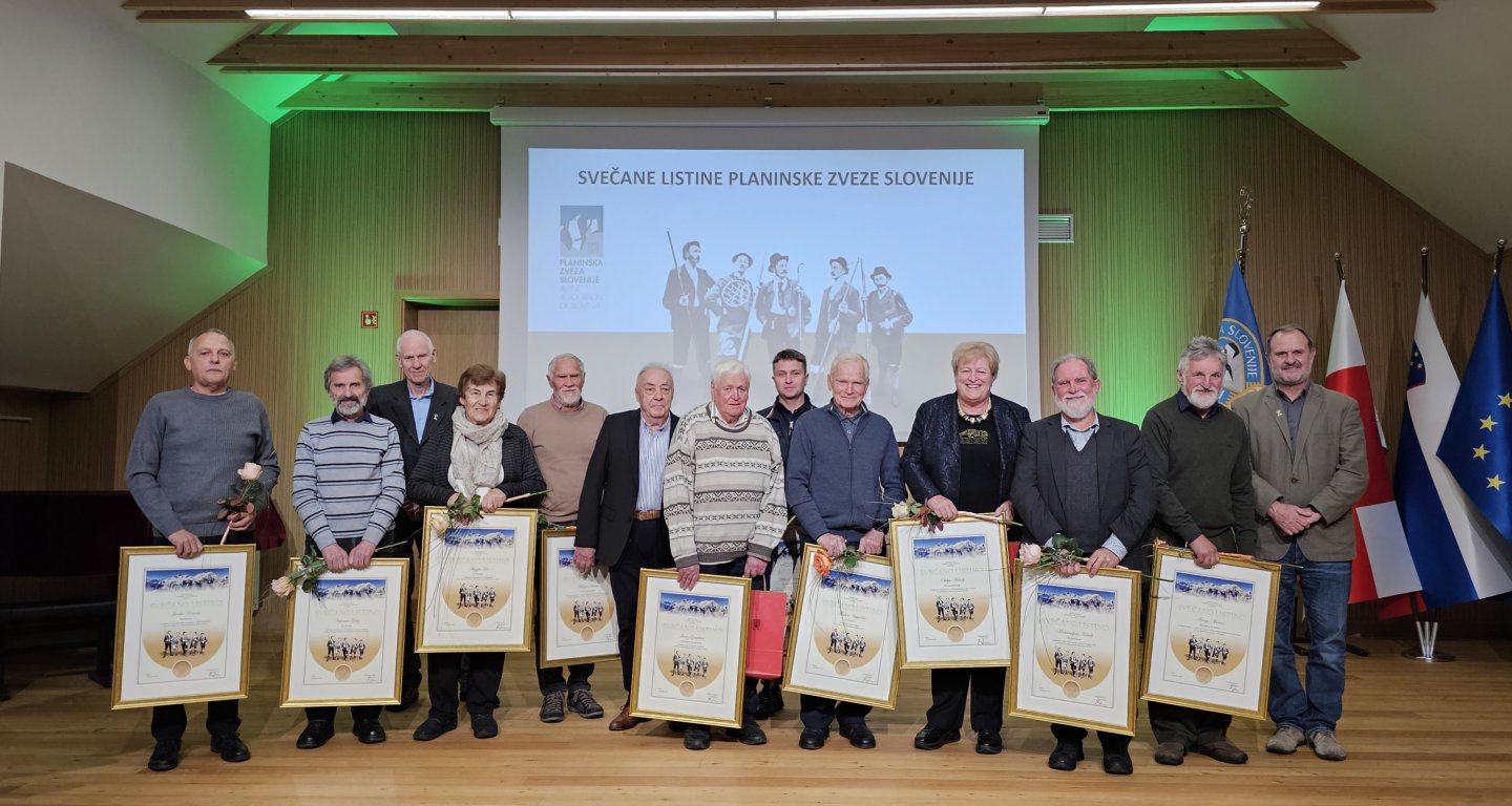 Bojan Pollak častni član PZS, najvišja priznanja prostovoljcem v planinstvu