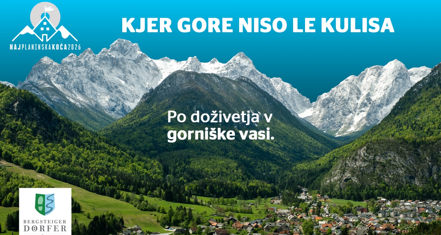 Obiščite planinske koče in gorniške vasi | zadnji dnevi glasovanja za naj kočo 2026
