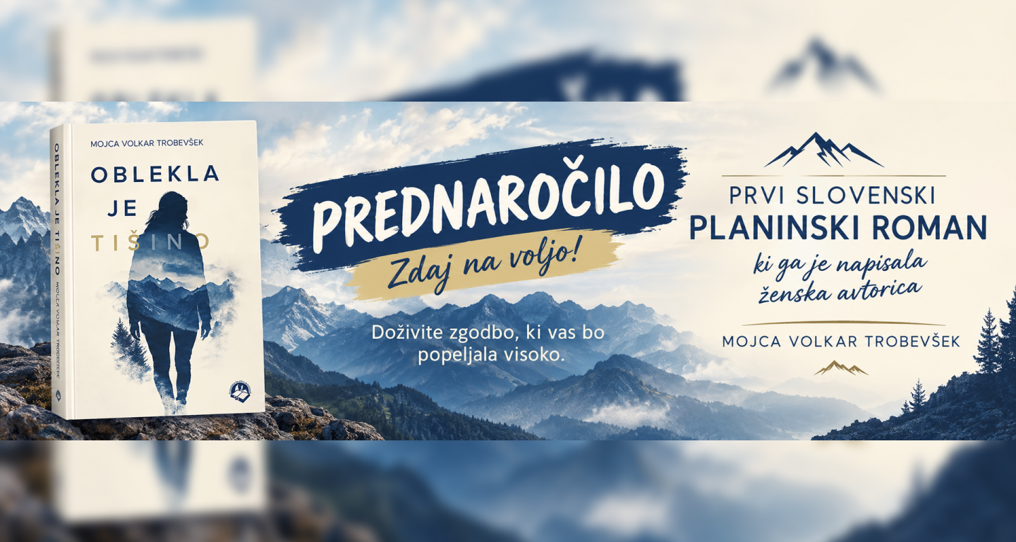Le še do ponedeljka | PREDNAROČILO nove knjige Oblekla je tišino