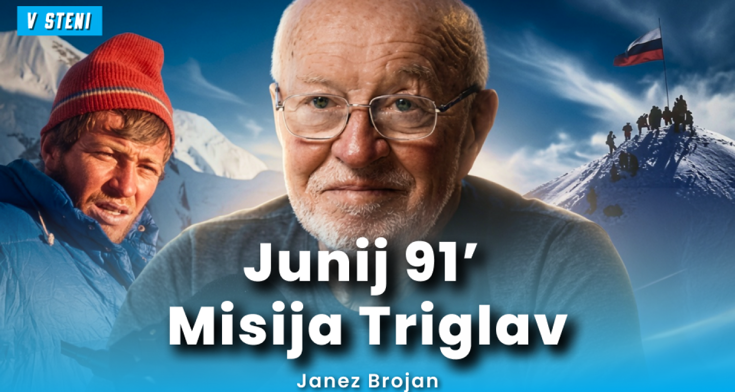 Tajna misija na vrhu Triglava in 800 reševalnih akcij: Zgodbe gorskoreševalne legende Janeza Brojana