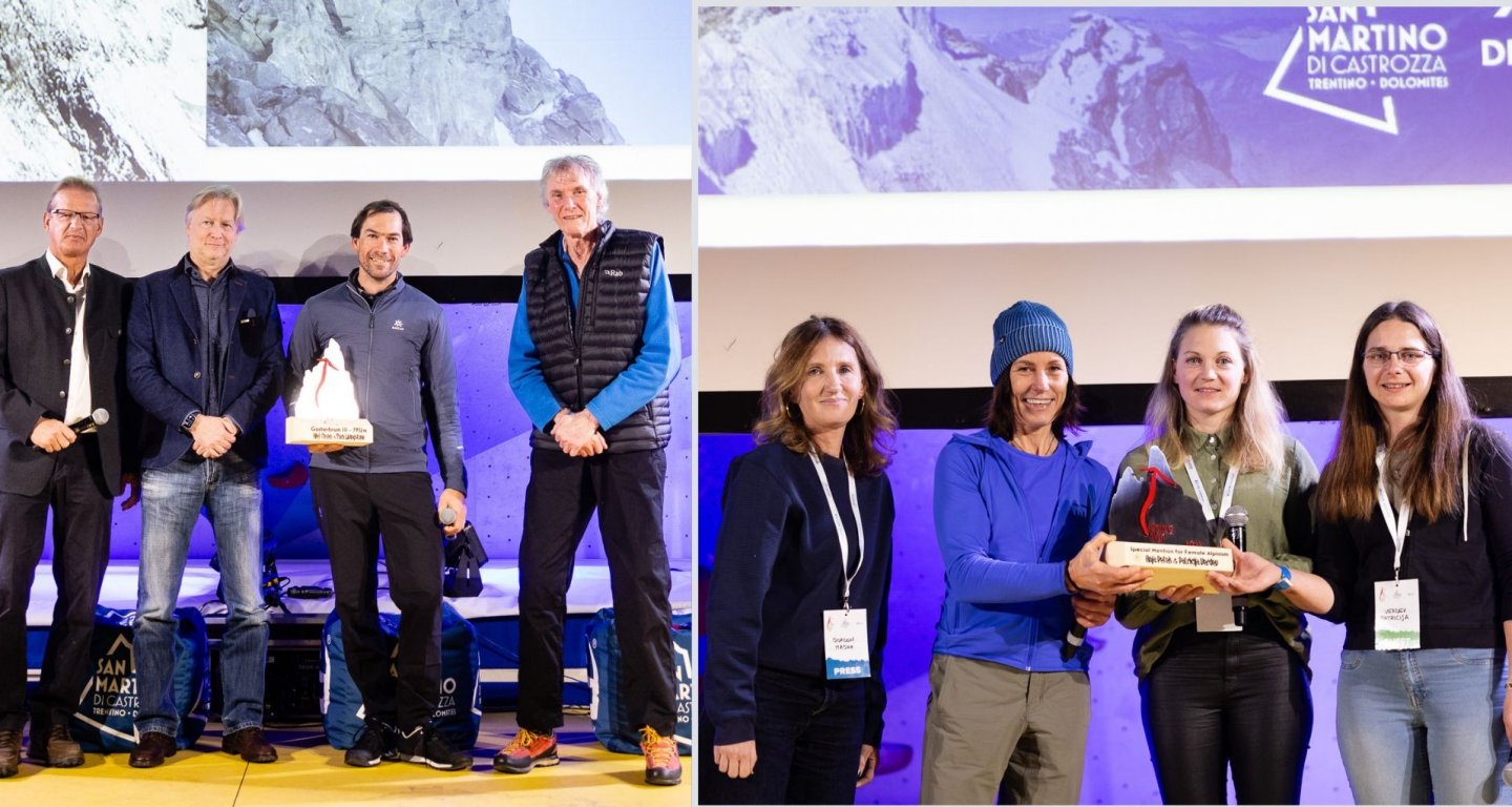 Česen prejel tretji zlati cepin, Petek in Verdev posebno nagrado za ženski alpinistični dosežek